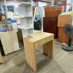 Bàn Trang Điểm Gỗ MDF Có Gương Cũ