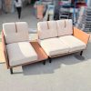 Băng Sofa 3 Chỗ Bọc Vải Phối Da 2m Cũ
