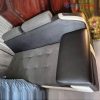 Băng Sofa Bọc Nỉ Xám Phối Da Cũ