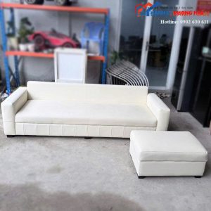 Băng Sofa Da Cũ Kèm Đôn