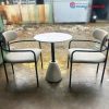 Bộ Bàn Cafe Composite Kèm Ghế Tựa Cong Mới 99%