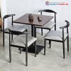 Bộ Bàn Ghế Cafe Bull Sắt Lót Nệm Mới 99%