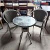 Bộ Bàn Ghế Cafe Mây Kèm 2 Ghế Cũ