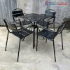 Bộ Bàn Ghế Cafe Sắt 5 Món Mới 99%