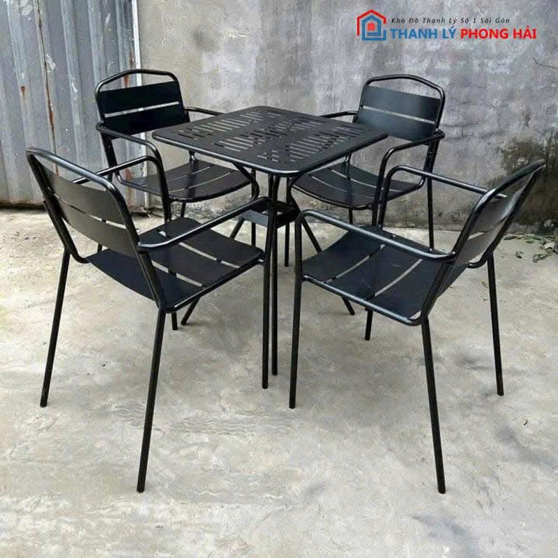 bo-ban-ghe-cafe-sat-5-mon-moi-99 Bộ Bàn Ghế Cafe Sắt 5 Món Mới 99%