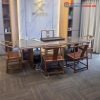 Bộ Bàn Ghế Gỗ Tự Nhiên Kèm 5 Ghế Cũ