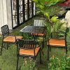 Bộ Bàn Ghế Sắt Kèm Đệm Lót Mới 99%