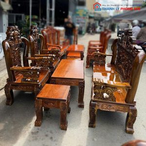 Bộ Salon Uyên Ương Phúc Lộc Thọ 6 Món Mới 99%