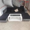 Bộ Sofa Bọc Nhung Cũ Kèm Bàn Hiện Đại