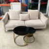 Bộ Sofa Bọc Nhung Cũ Kèm Bàn Sofa Đôi