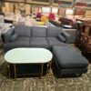 Bộ Sofa Bọc Vải Kèm Đôn Ghép Góc L Mới 99%