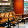 Bộ Sofa Cafe Bọc Nệm 1m Hiện Đại Mới 99%
