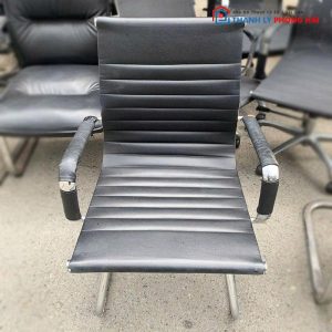Ghế Bọc Da Chân Quỳ Lưng Thấp Cũ