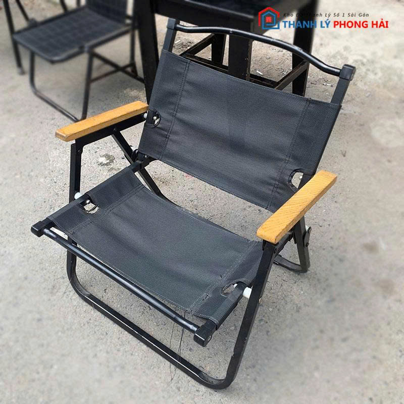 ghe-camping-tay-go-cu-tua-vai-bo-2 Ghế Camping Tay Gỗ Cũ Tựa Vải Bố