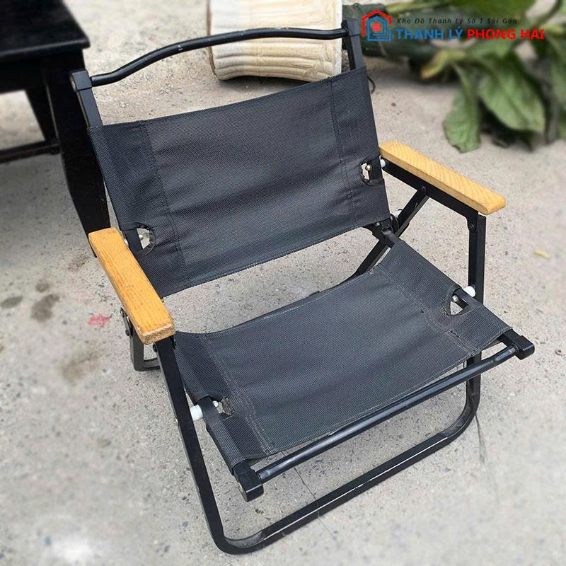 ghe-camping-tay-go-cu-tua-vai-bo-3 Ghế Camping Tay Gỗ Cũ Tựa Vải Bố