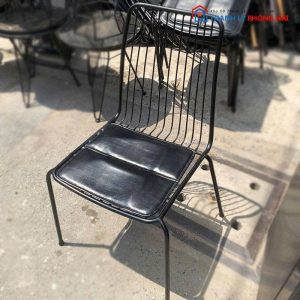 Ghế Khung Sắt Lưng Nan Cũ