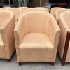 Ghế Sofa Cafe Bọc Vải Chân Gỗ Cũ