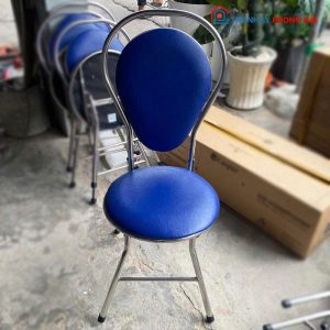 Ghế Xếp Inox Bọc Da Cũ