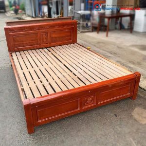 Giường 1m6 Cũ Gỗ Tự Nhiên