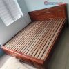 Giường 1m8 Gỗ Tự Nhiên Dát Xương Cá Cũ