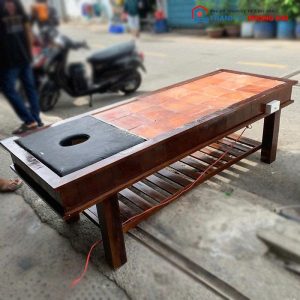 Giường Massage Đá Muối Himalaya Cũ