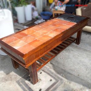 Giường Massage Đá Muối Himalaya Cũ