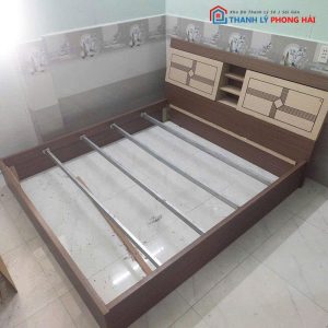 Giường Ngủ 1m8 Có Hộc Đầu Giường Cũ
