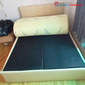 Giường Ngủ Bọc Đệm 1m4 Kèm Hộc Cũ