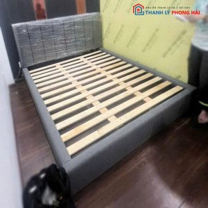 Giường Ngủ Bọc Nỉ Dát Xương Cá Cũ