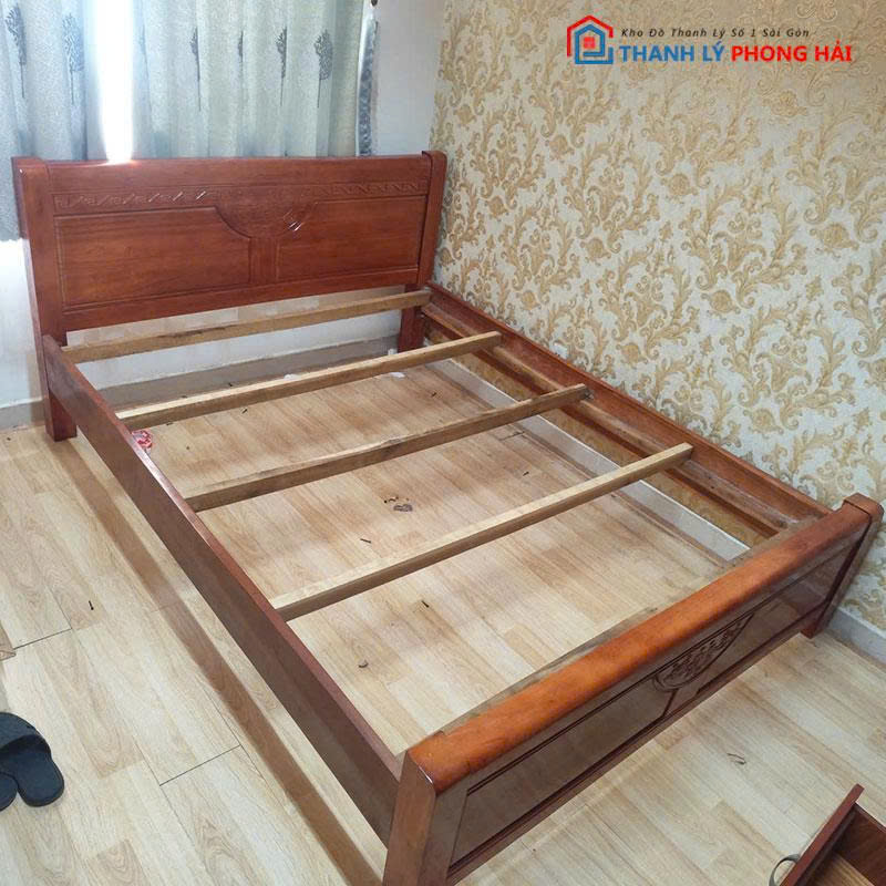 giuong-ngu-go-co-dien-cu-1 Giường Ngủ Gỗ Cổ Điển Cũ Dát Xương Cá