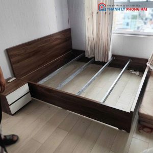 Giường Ngủ Gỗ MDF Cũ 1m8 Thiết Kế Hiện Đại