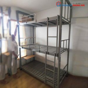 Giường Sắt 3 Tầng 1m Cũ