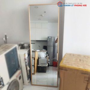 Gương Soi Toàn Thân Cũ Khung Gỗ