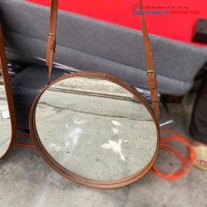 Gương Tròn Treo Tường Cũ Có Dây