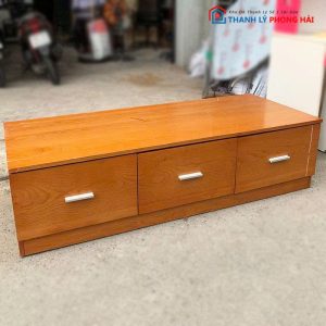 Kệ Tivi 3 Hộc Kéo Cũ Kiểu Đơn Giản