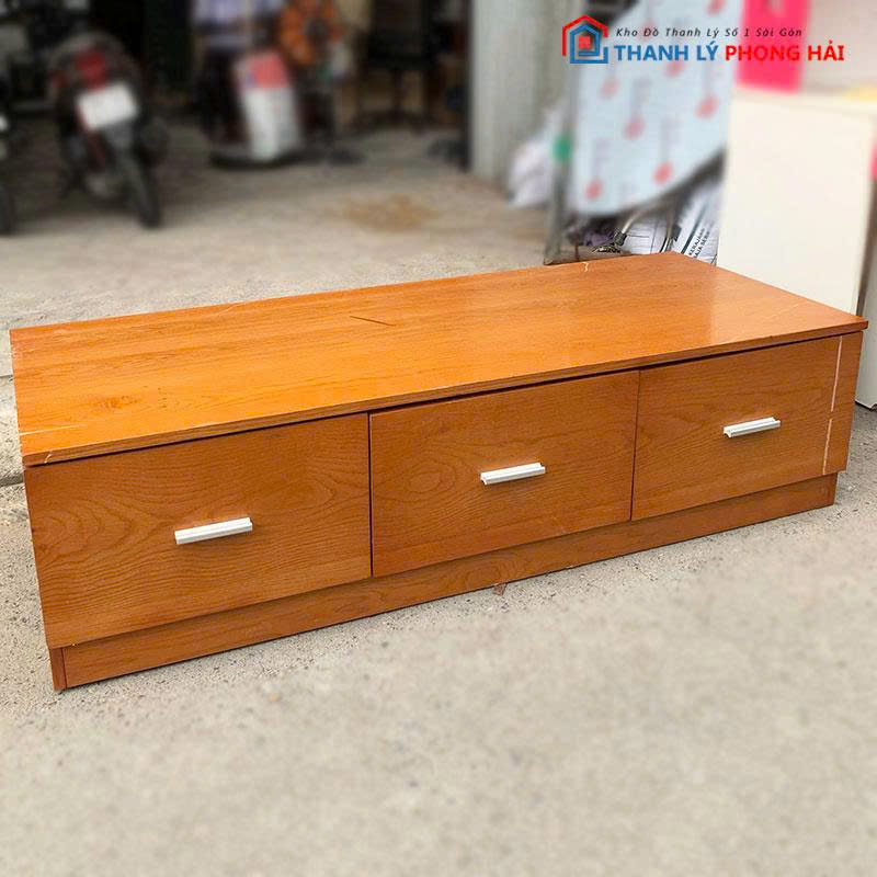 ke-tivi-3-hoc-keo-cu-kieu-don-gian-1 Kệ Tivi 3 Hộc Kéo Cũ Kiểu Đơn Giản