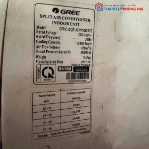Máy Lạnh Gree 1.5HP Cũ