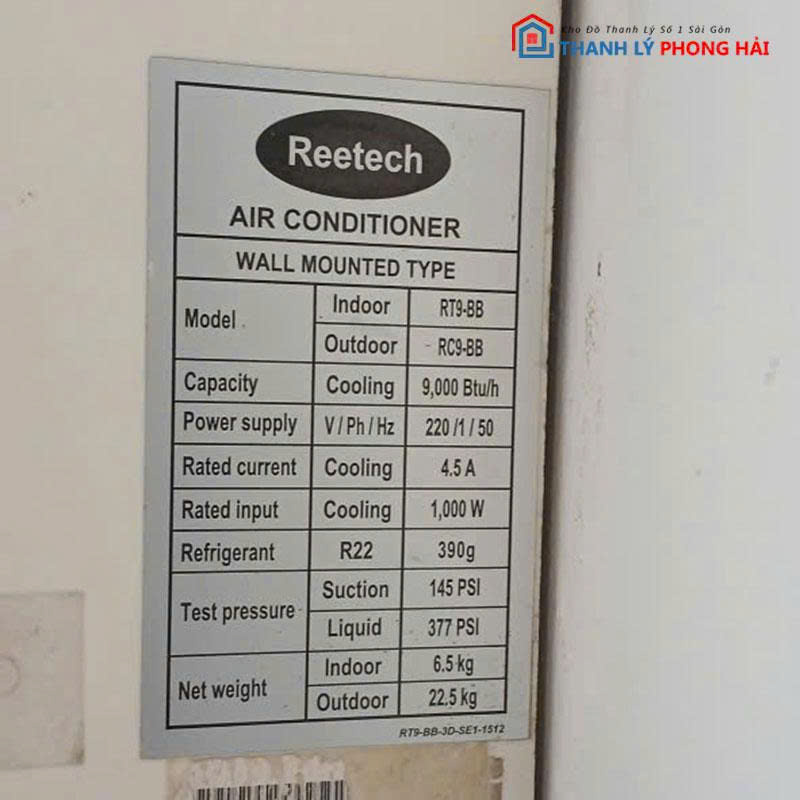 may-lanh-reetech-1hp-rt9-bb-cu-2 Máy Lạnh Reetech 1HP RT9-BB Cũ