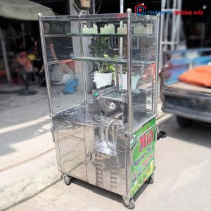 Xe Bán Nước Mía Take Away Inox Cũ