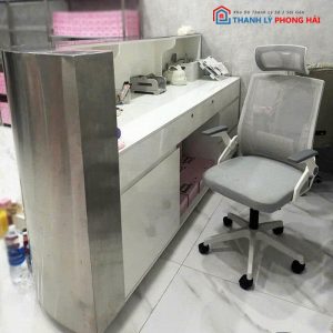 Quầy Lễ Tân Tráng Gương 2m2 Cũ