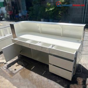 Quầy Lễ Tân Tráng Gương 2m2 Cũ