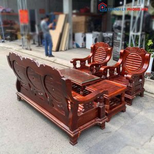 Salon Thùng Gỗ Tự Nhiên 5 Món Cũ