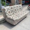 Sofa Bed Bọc Vải Thêu Vintage Cũ