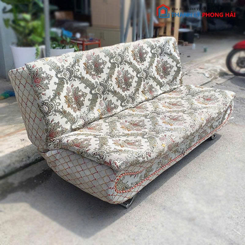 sofa-bed-boc-vai-theu-vintage-cu-1 Sofa Bed Bọc Vải Thêu Vintage Cũ