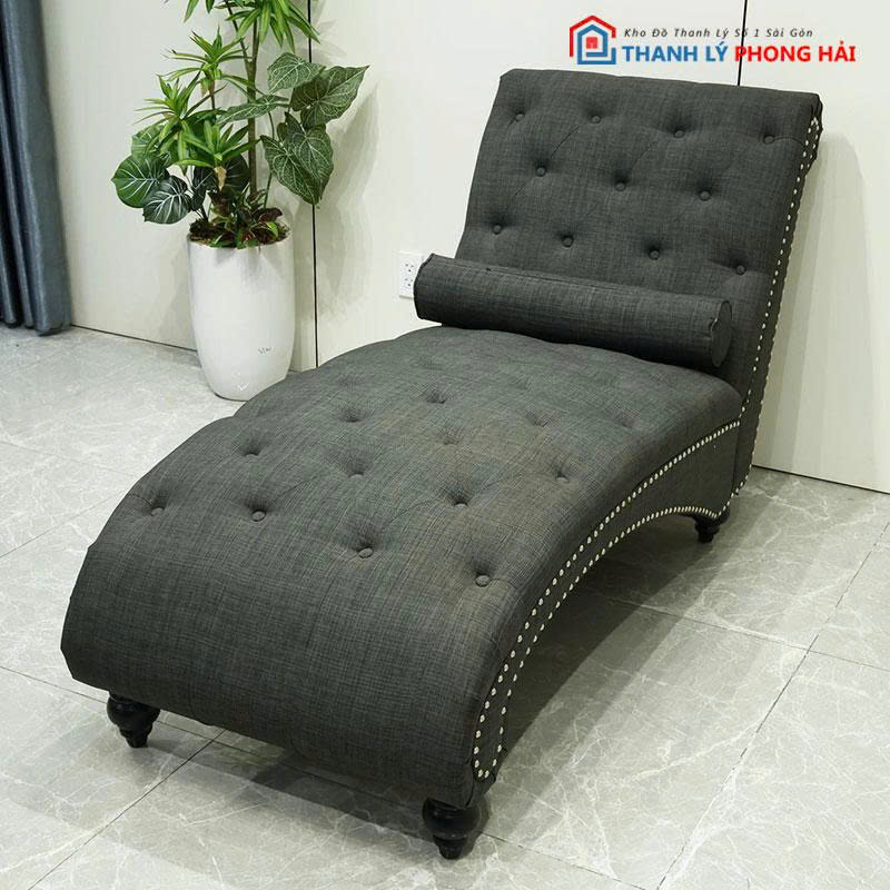 sofa-luoi-thu-gian-dinh-nut-2 Sofa Lười Thư Giãn Đính Nút Chester Mới 99%