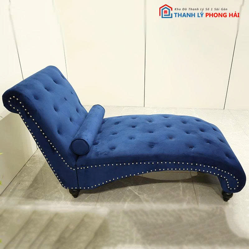 sofa-luoi-thu-gian-dinh-nut-4 Sofa Lười Thư Giãn Đính Nút Chester Mới 99%