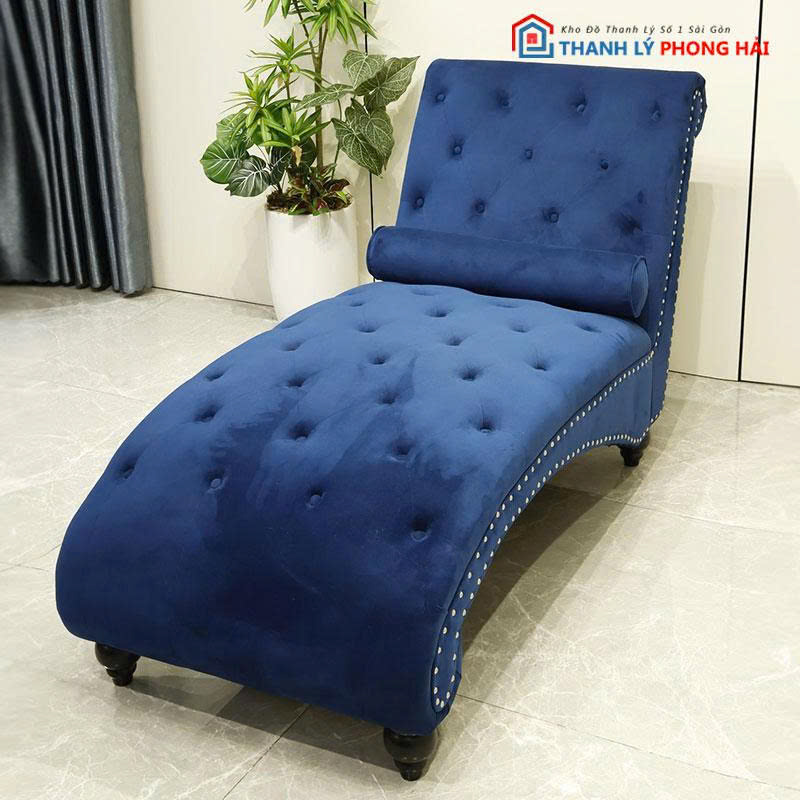 sofa-luoi-thu-gian-dinh-nut-6 Sofa Lười Thư Giãn Đính Nút Chester Mới 99%