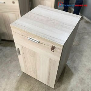 Tủ Cabin 2 Ngăn Gỗ Công Nghiệp Cũ