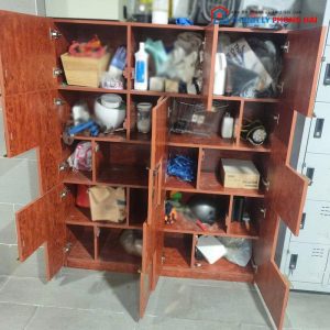 Tủ Đựng Đồ Gỗ Nhiều Ngăn Cũ