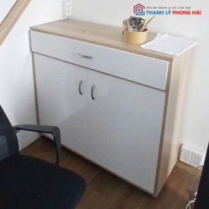 Tủ Giày Dép Gỗ MDF 2 Cánh Cũ